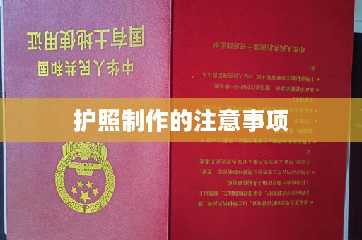 东河护照制作的注意事项