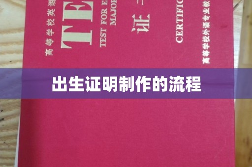 东河出生证明制作的流程
