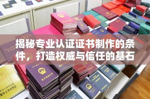 东河揭秘专业认证证书制作的条件，打造权威与信任的基石