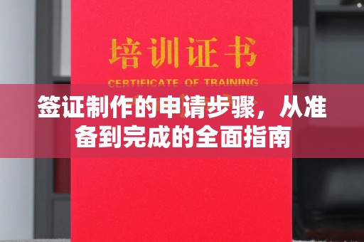 东河签证制作的申请步骤，从准备到完成的全面指南
