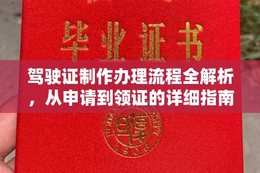 东河驾驶证制作办理流程全解析，从申请到领证的详细指南