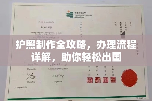 东河护照制作全攻略，办理流程详解，助你轻松出国