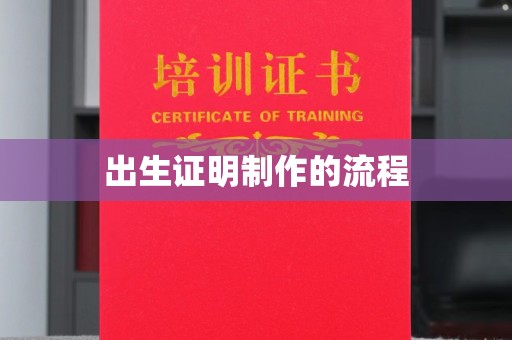 东河出生证明制作的流程